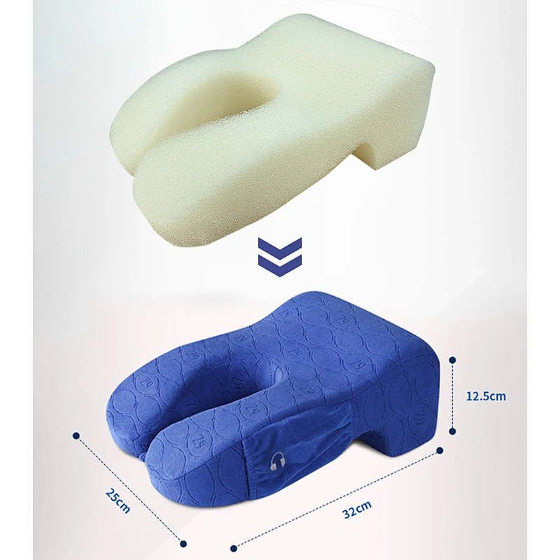 Custom ergonomic comfort adult car seat neck support headrest rest pillow soft u shape airplane travel neck pillow for airplanes