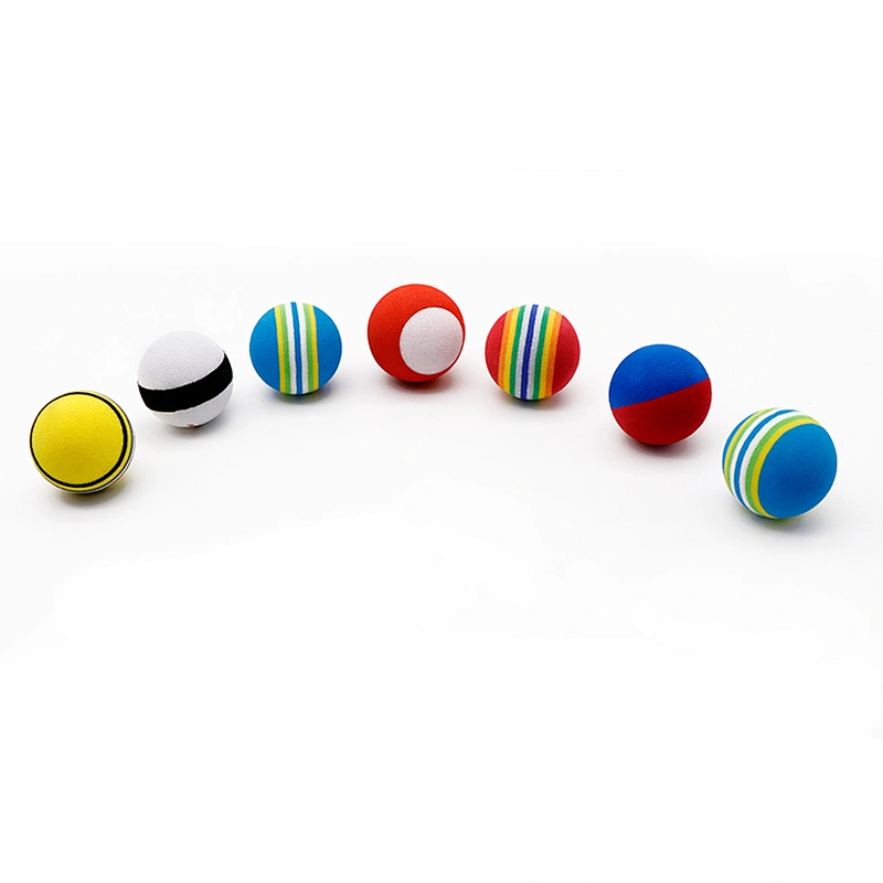 EVA Cat Ball Rainbow cat ball Sponge cat toy foam
