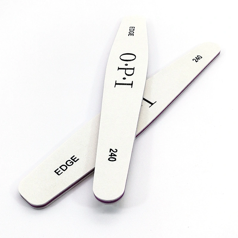 Custom printed nail buffer promotional Disposable Zebra  Sanding Block Acrylic Nail Files