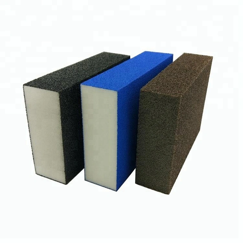 Powerful Abrasive Sanding Sponge Block Polishing Hand Pad