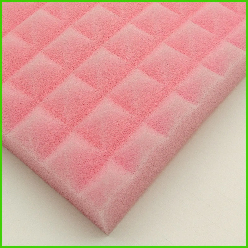 Protective Packing Material Pink Antistatic Foam Sponge Sheet Egg packing sponge