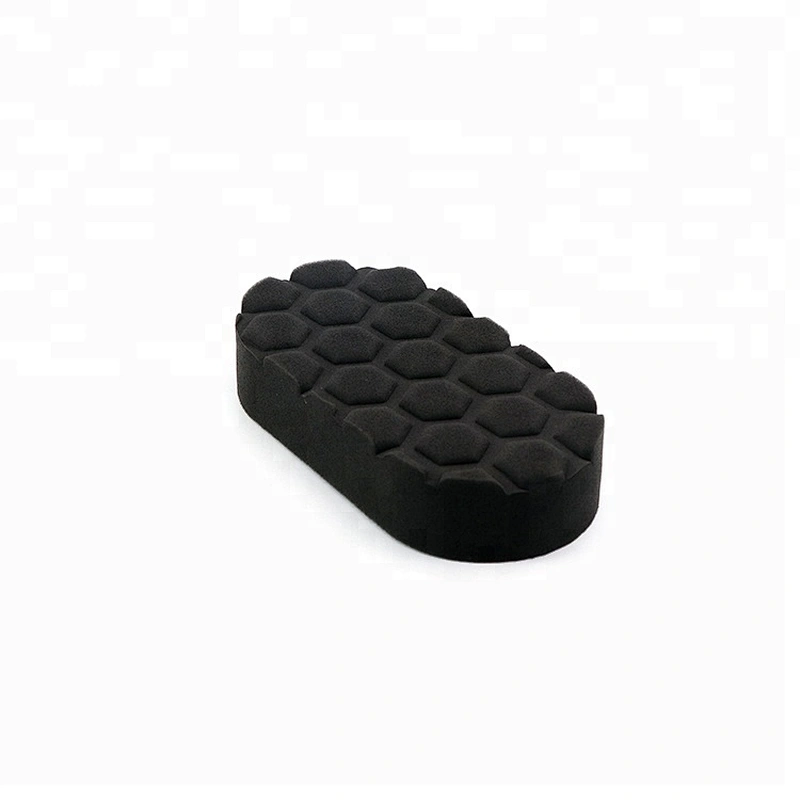 Special Shape Tire Waxing Cleaning Pad Handle Black Foam pad Tire Dressing Applicator Sponge