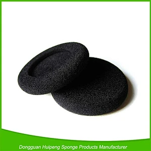 disposable Custom Polyether Polyurethane Foam Sponge Earphone Headphone Covers
