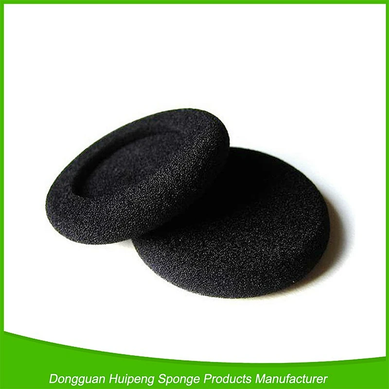 disposable Custom Polyether Polyurethane Foam Sponge Earphone Headphone Covers