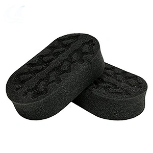 Special Shape Tire Waxing Cleaning Pad Handle Black Foam pad Tire Dressing Applicator Sponge