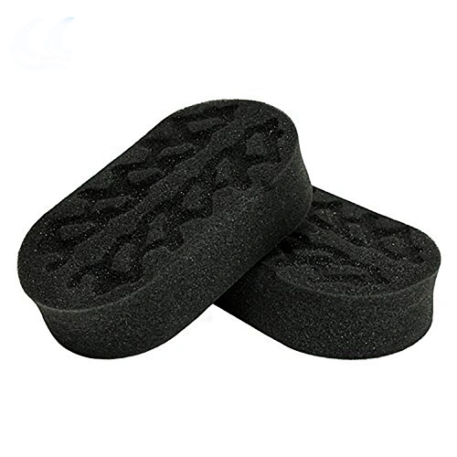 Special Shape Tire Waxing Cleaning Pad Handle Black Foam pad Tire Dressing Applicator Sponge