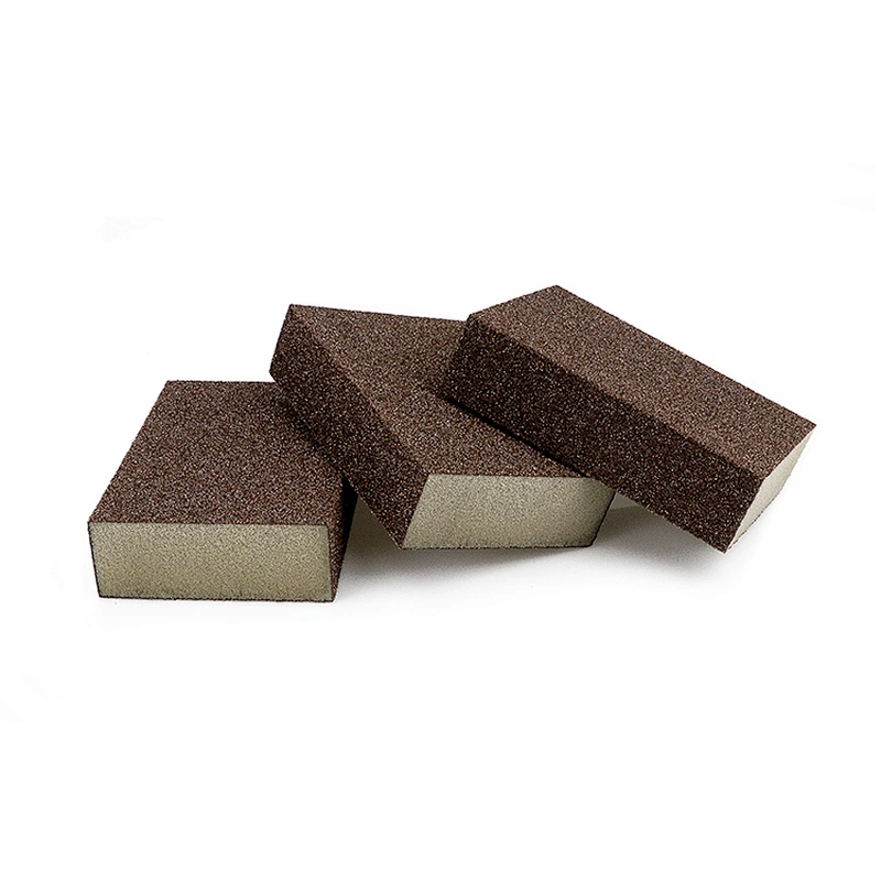 100 120 160 180 200 Grit Multi Purpose Angled Aluminium Oxide Sanding Sponge Block Stainless Steel Scrubber