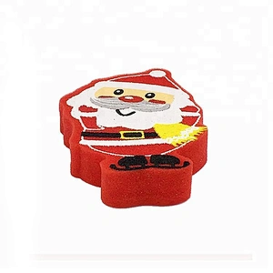 wholesale custom child foam coral bath sponge toys  baby bath toy christmas bath sponge for kids