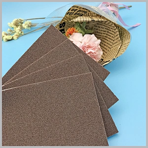 Emery Aluminium Oxide Silicon Carbon Abrasive Sponge Foam Sanding Hand Polishing Pad For Wood Metal Stainless Steel