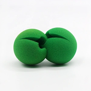 Party Favor Accessories Kids Toy Green Polyurethane Foam Sponge Ball Clown Nose
