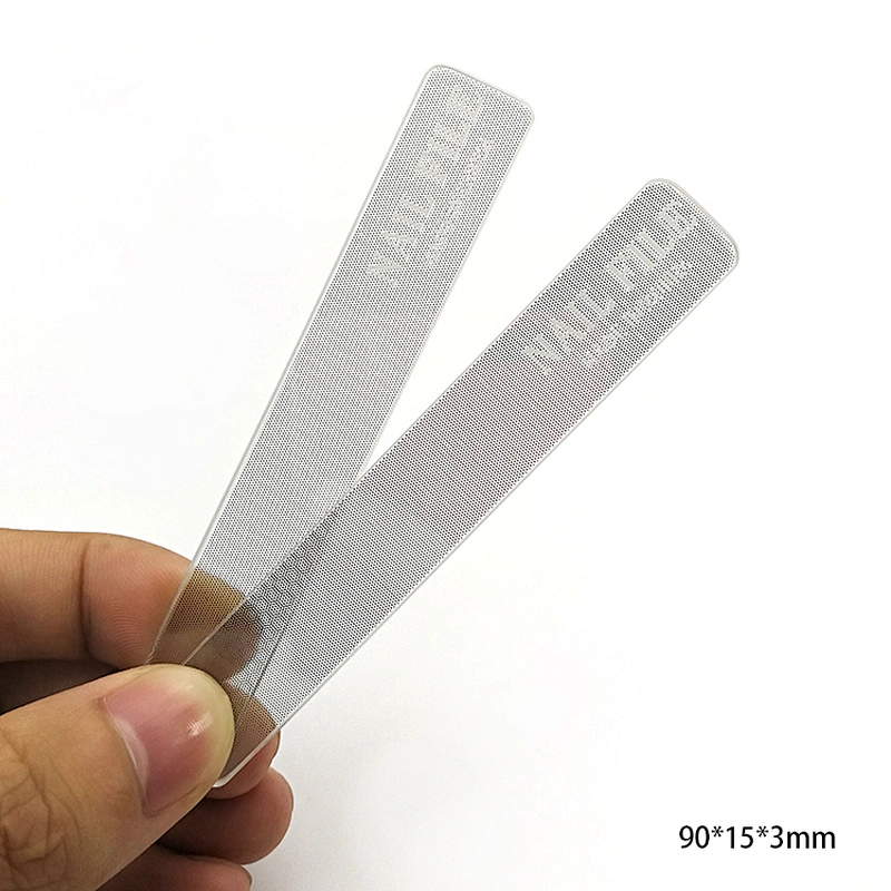 Custom logo best selling Durable Shiner Abrasive Nanometer crystal glass nail file