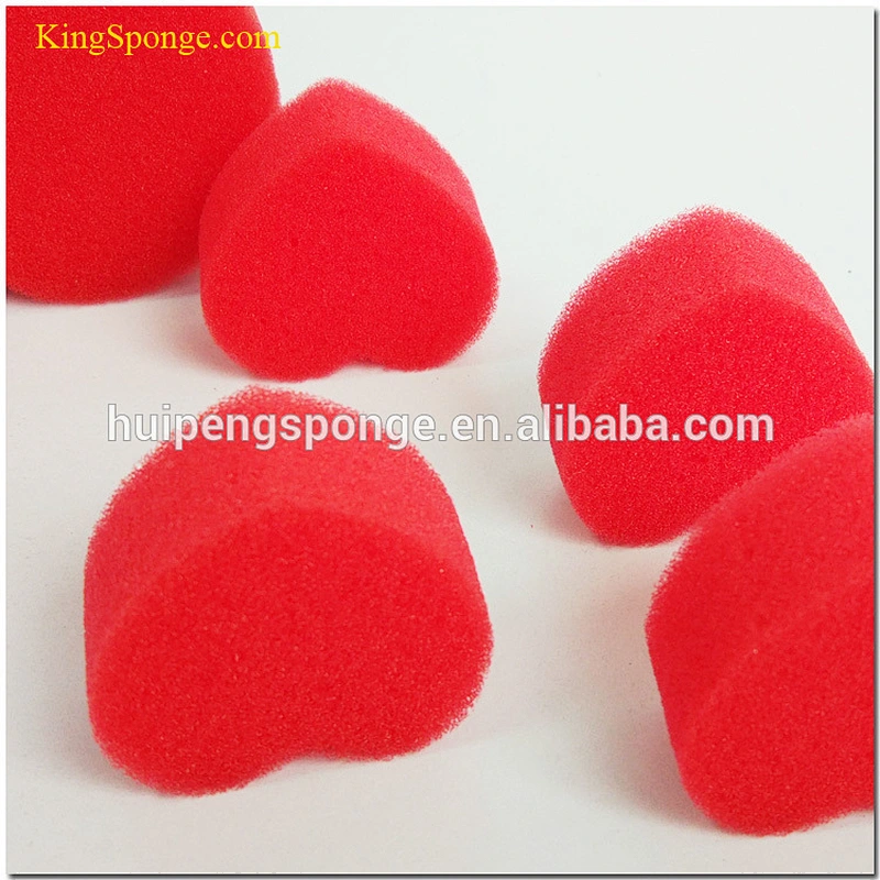 China Circus Party Products Supplies Cheap Magic Tricks Props Red Heart Shaped Sponge for Parties and Events