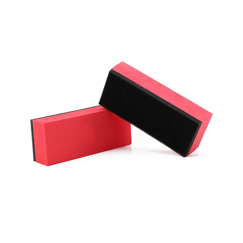 SPONDUCT Custom Logo Glass Coating Sponge Applicator,Car Care Sponge,Microfiber Ceramic Coating Applicator Cloth