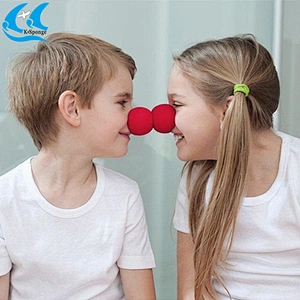 Red Clown Nose clown prop Joker Sponge Nose