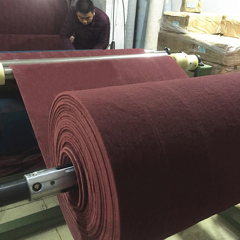 Industrial scrub pad sheets raw material aluminum oxide nylon non woven industrial polishing sponge scouring pad rolls