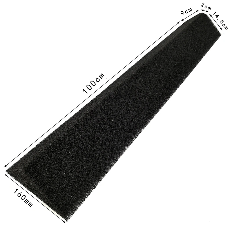 Anti UV Anti bacterial 20PPI reticulated sponge gutter guard foam gutter foam with Fire retardant