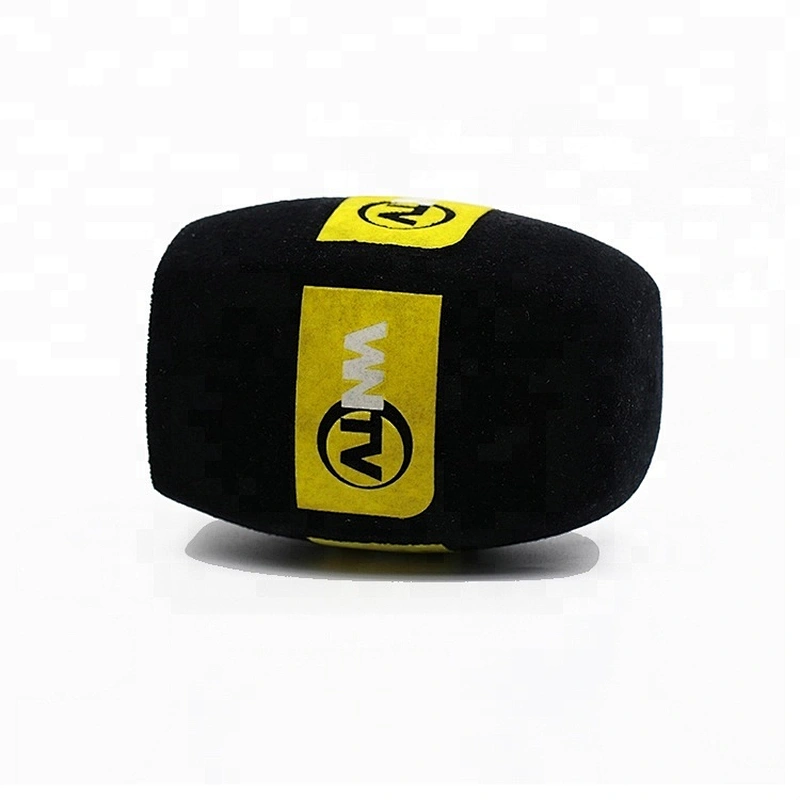 Custom Print LogoTV Broadcast Mic Microphones Flocking Sponge Foam Dust Cover