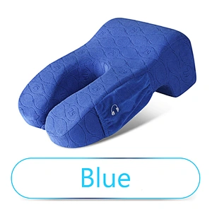 Custom ergonomic comfort adult car seat neck support headrest rest pillow soft u shape airplane travel neck pillow for airplanes