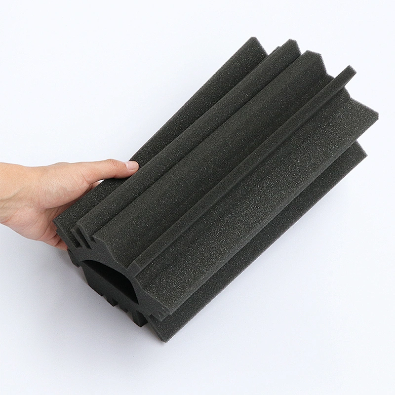 China Manufacturer wholesale fire retardant music recording studio soundproofing foam tiles panels sound proof acoustic foam