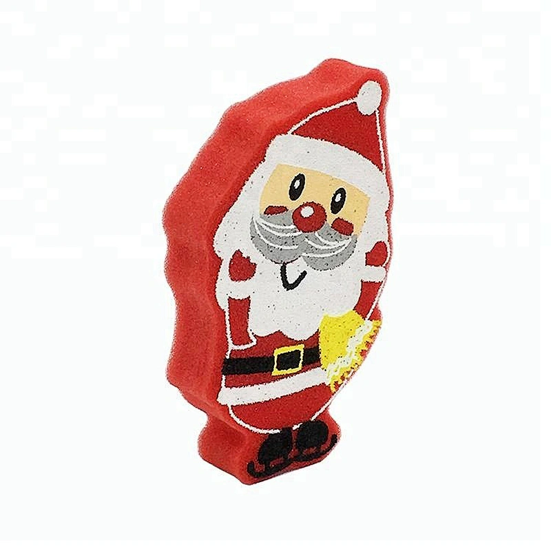 wholesale custom child foam coral bath sponge toys  baby bath toy christmas bath sponge for kids