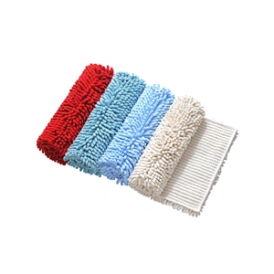 Brand-new microfiber chenille bath mat for non-slip and water absorption for tub
