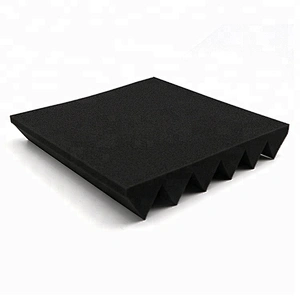 China Poliuretane Foam Wedge Shape Home Theater Studio Sound Reduction Sponge Acoustic Foam Panels