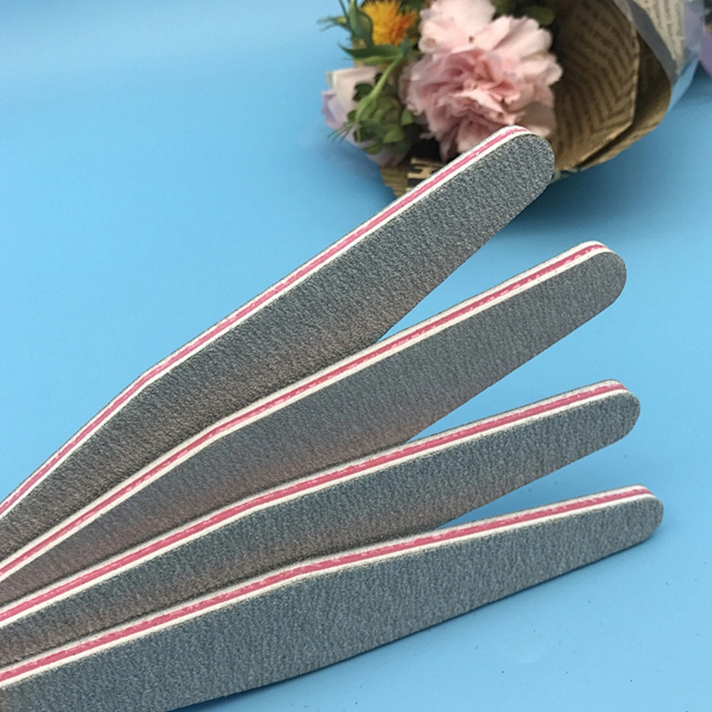 High quality foam Emery Board Pedicure File Diamond Zebra reusable finger abrasive Nail File
