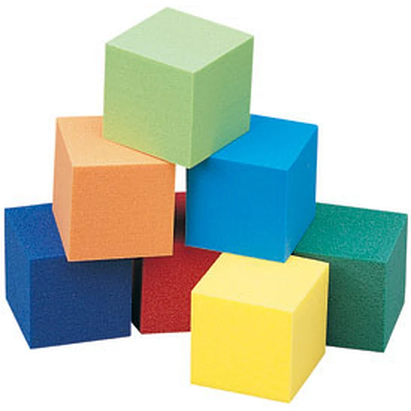 Foam color cubes pit block sponge cube