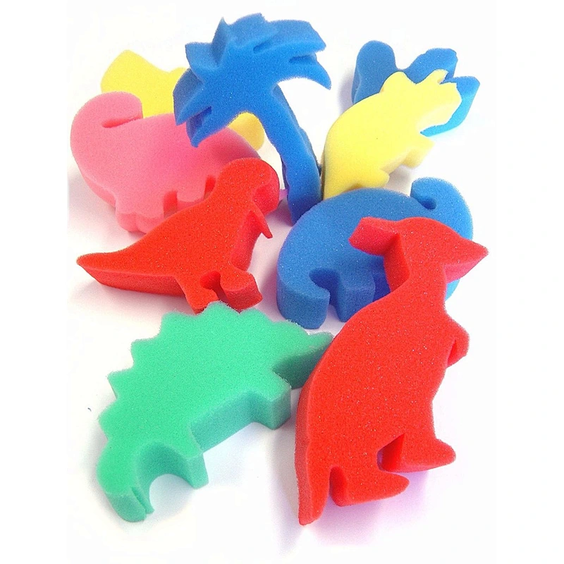 Children Painting Sponges Dinosaurs Toy