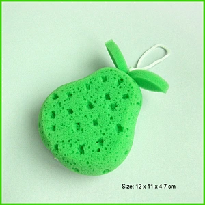 wholesale custom child foam coral bath sponge baby character bath sponge Fruit Shaped pineapple Bath Foam Sponge for kids