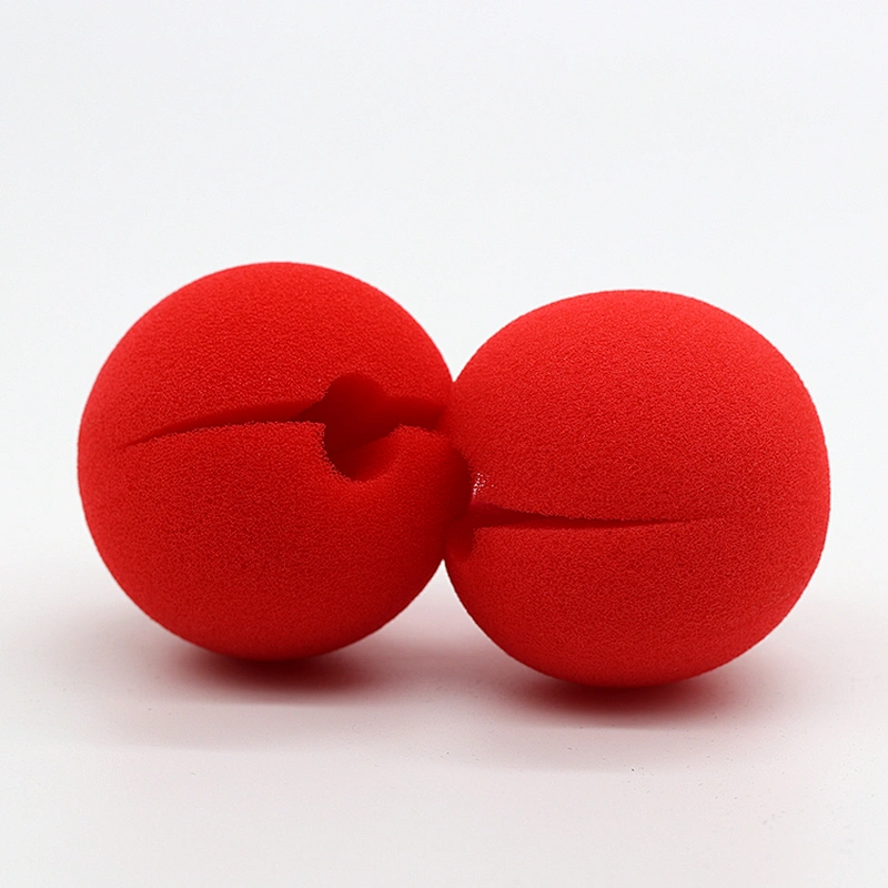 Red Clown Nose clown prop Joker Sponge Nose