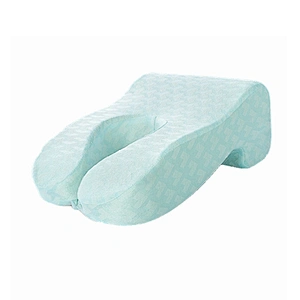Custom ergonomic comfort plush office chair neck support rest pillow memory foam soft u-shape airplane travel neck pillow