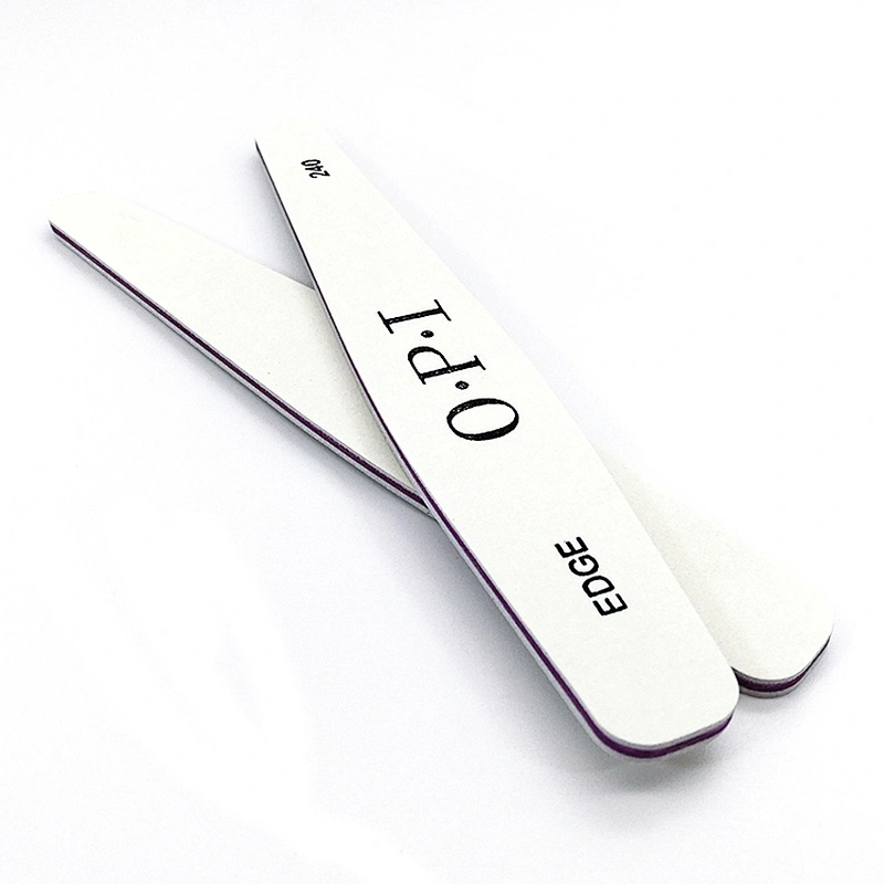 Custom printed nail buffer promotional Disposable Zebra  Sanding Block Acrylic Nail Files