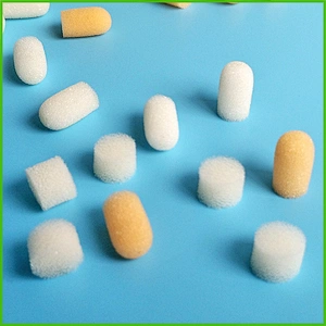 Custom sponge parts print logo mic foam cover custom sponge microphone foam windscreen for microphone