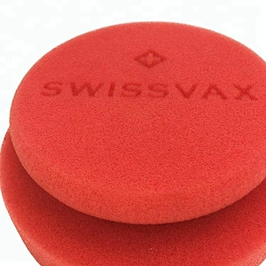 Car Care Tools Chop Shape Sponge With Logo Wax Stamp Waxing Detailing Dressing Applicator Pad