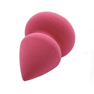 Eco friendly high quality beauty sponge cosmetic custom logo memory foam microfiber beauty makeup sponge blender puff