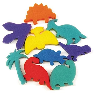 Children Painting Sponges Dinosaurs Toy