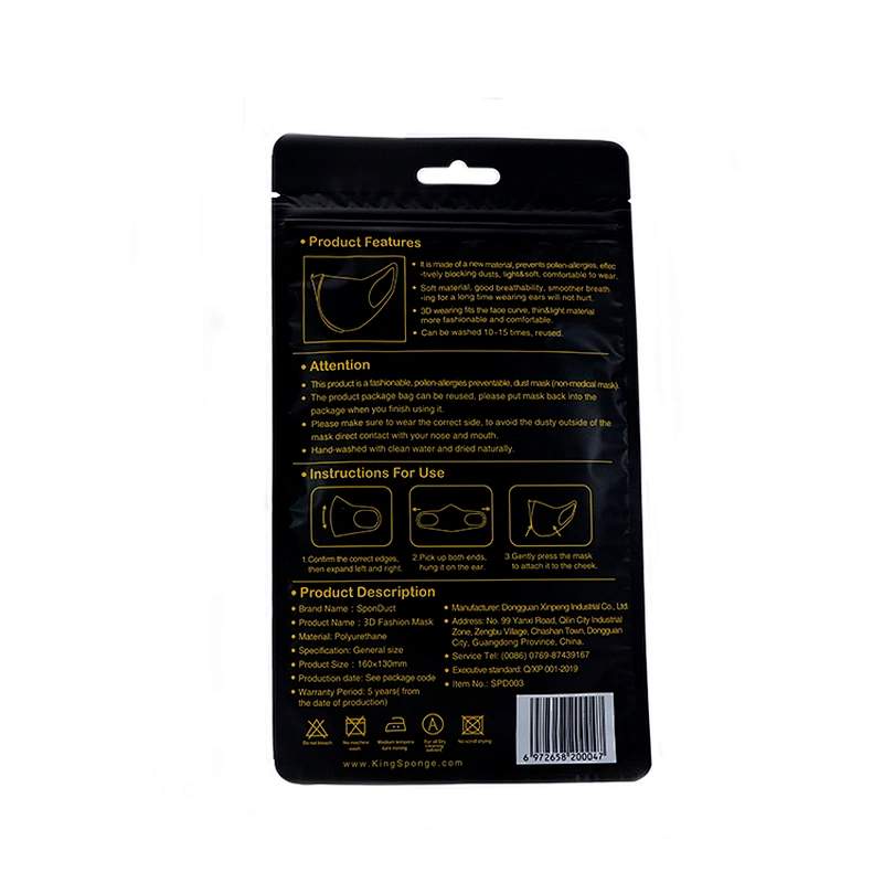 The Current Fashion Can Be Customized Color Washable Outdoor Cycling  Campaign Dust And Pollution Prevention Foam Pita