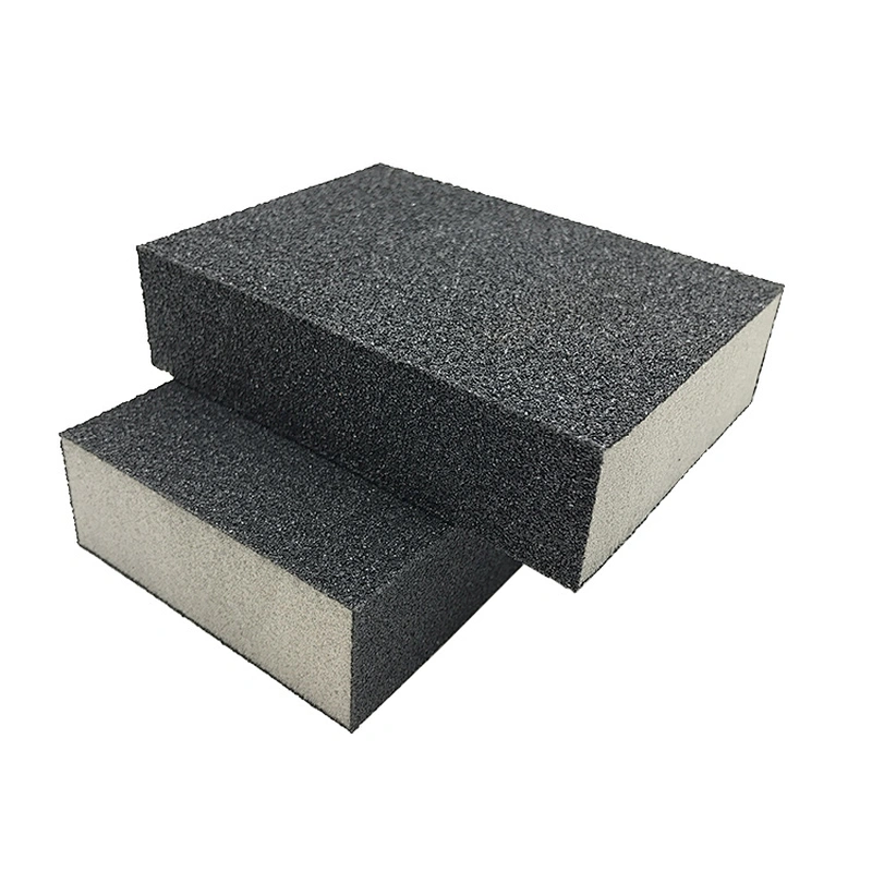 Custom 80 100 120 140 160 180 200 Grit Metal Rusts Removal Stainless Steel Polishing Abrasive Sanding Block Sponge Cleaner