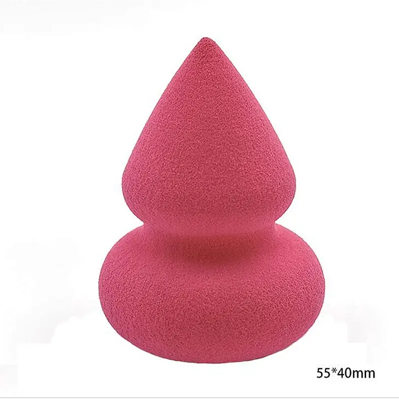 Eco friendly high quality beauty sponge cosmetic custom logo memory foam microfiber beauty makeup sponge blender puff