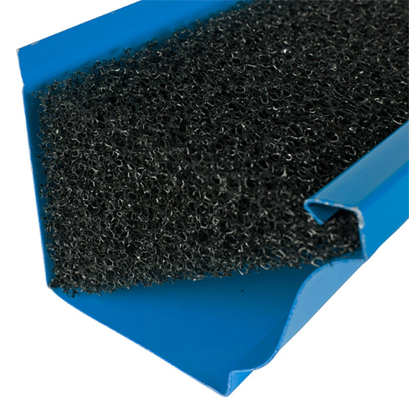Anti-UV Roof leaf gutter guard wedge protection sponge silicone reticulated reticulation rain gutter filter foam