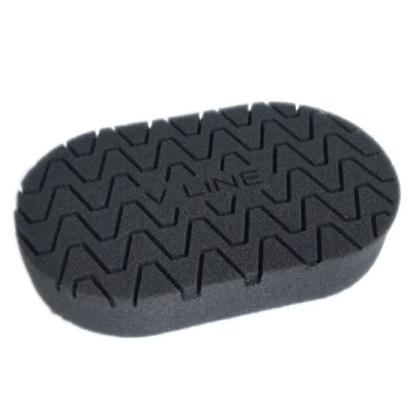 Special Shape Tire Waxing Cleaning Pad Handle Black Foam pad Tire Dressing Applicator Sponge