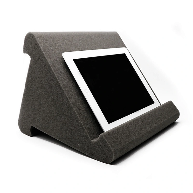 Portable Triangle Tablet Pillow Holder Stand Stylish sponge Wedge Pillow Angled Cushion for PC Tablet mobile phone