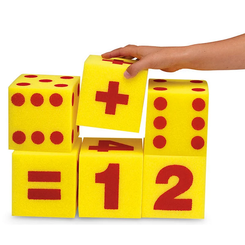 Giant Yellow Soft Foam Dice