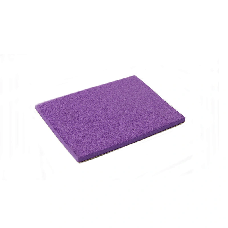 Wholesale Purple Abrasive foam Nail file processing materials Nail Art Diamond emery EVA sheet nail file material