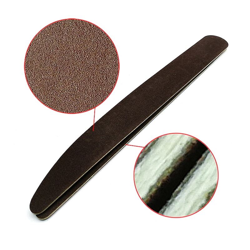 Popular Private Label Wood Nail Buffer 80,100,180,240 Grit emery board Nail Files