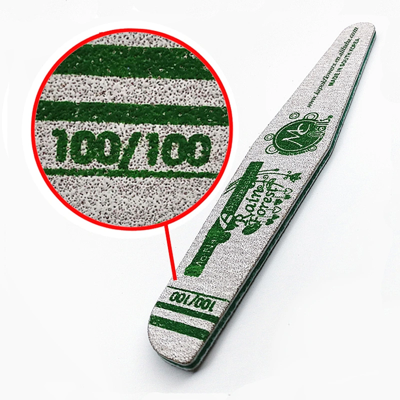 Durable custom logo printed Manicure Pedicure Plastic Material Nail Buffer Korea Nail File