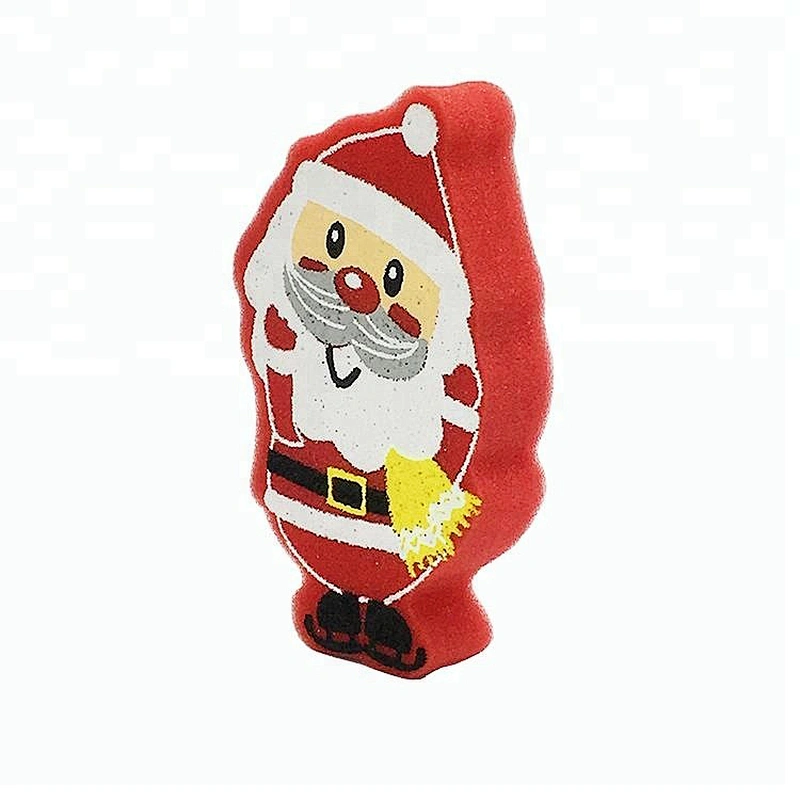wholesale custom child foam coral bath sponge toys  baby bath toy christmas bath sponge for kids