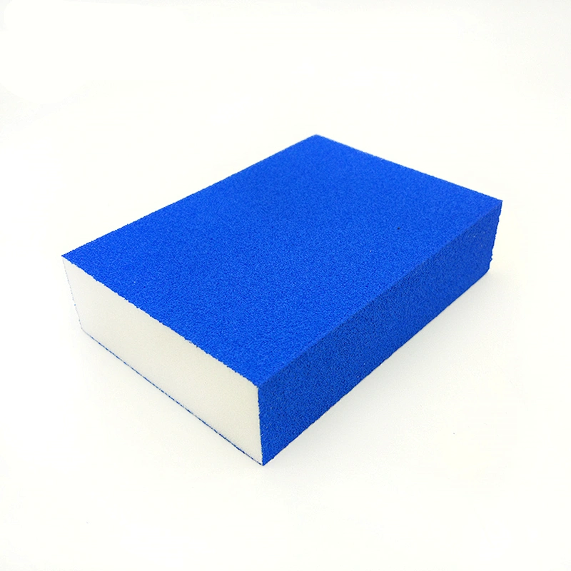 Aluminum Oxide Wet & Dry Sanding Abrasive Foam Sandpaper Hard Sponge Block