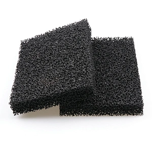 Anti-aging activated carbon sponge filter mesh washable anti moisture  activated carbon air filter foam